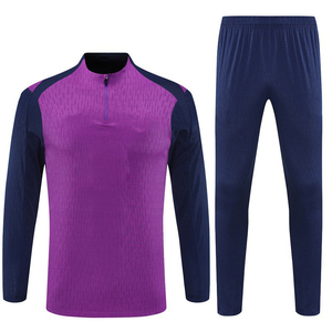 2025新款涤纶长袖成人儿童足球训练服儿童足球球衣 - Product Image 4