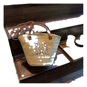 Bolsos Paja Gigante Pedro Palopa Marcie Marrón Barril Botega México Casete De Mano Bolsa Corazón Pequeño Haya - Product Image 1