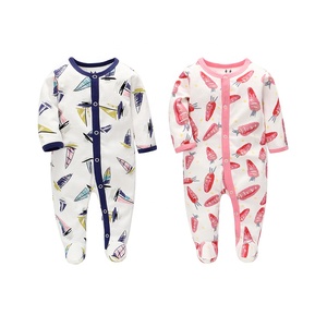 Pijama de Algodón 100% con Diseño Elegante, Mameluco para Bebé Transpirable, Pijama sin Pies para Recién Nacido, Ropa de Invierno Cómoda para Bebé - Product Image 3