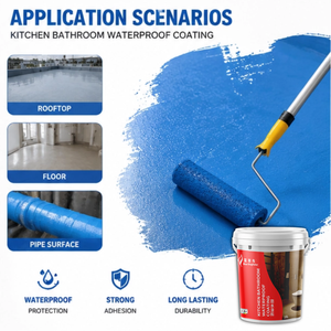 Revêtement de sol imperméable en polyuréthane à séchage rapide, isolation thermique, pour cuisine et salle de bain, fourni directement par l'usine de peinture mondiale - Product Image 5