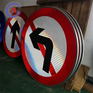 Aluminum Reflective Traffic Sign for Road Safety Warning - Product Image 3
