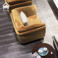 Canapé Chesterfield Moderne en Velours Italien 1/2/3 Places, Cuir Royal Luxe pour Maison, Hôtel, et Ensemble de Meubles de Salon de Villa