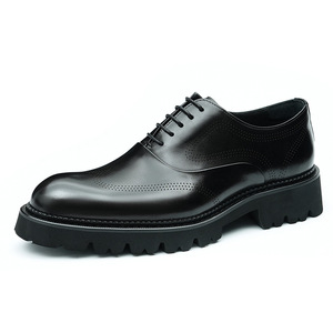 Chaussures en cuir véritable pour hommes, design luxueux, sur mesure, à tige haute, nouveau style pour les affaires et les tenues décontractées, chaussures Oxford - Product Image 5