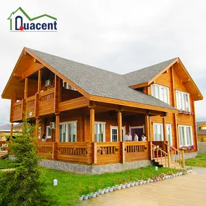 Quacent Modern Luxury Glulam Wood Structure and SIPs for Seaside Tourism Resort Villa Prefab House Maison Appartement