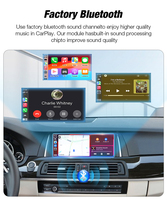 Boîte CarPlay sans fil Android Auto BT5.0 pour BMW NBT Série 1 F20 F21 F22 F23 F45 2012-2017 Adaptateur Boîte Module Décodeur