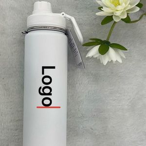 Logo personnalisé gratuit 710ML Double paroi en acier inoxydable isolé Sports de plein air Fitness <span class=keywords><strong>Hydro</strong></span> Lululemons Sports <span class=keywords><strong>bouteille</strong></span> d'eau - Product Image 2