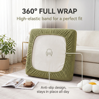 Meilleures ventes : Housse de canapé en L universelle, moderne, extensible, rayée, anti-poussière, lavable et résistante aux griffures de chat, pour la décoration intérieure