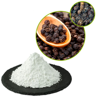 Poudre de piperine de haute pureté 95% Extrait de poivre noir Test HPLC Matière première de qualité alimentaire pour complément alimentaire