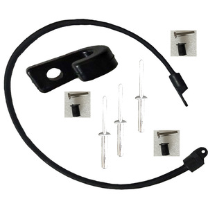 Guy Ropes <b>Elastic</b> <b>Cord</b> With Plastic Hook Stainless Steel Screw And Rivet For Kayak Accessories 50 Cm Universal Fit - Product Image 5