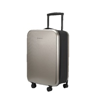 Nouvelle Arrivée 2026 Valise Pliante Classique Simple 20 Pouces à Roulettes en PC, Étanche avec Poignée Large pour Voyages d'Affaires