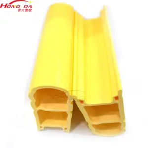 High Quality Low Price Plastic Products PVC Co-extruded Triangle Extrusion Molding Plastic Pipes ABS Tubes