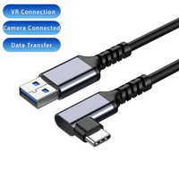 Nuevo Cable USB3.1 Gen2 5Gbps Tipo-C con Carcasa Metálica, Carga Rápida 3A, para VR y Computadora, Disponible en Stock