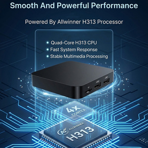 Quad Core <b>Set</b> <b>Top</b> <b>Box</b> H313 Processor 4K Android TV <b>Box</b> UHD Media Player USB2.0 TF Network TV Streaming <b>Box</b> - Product Image 5