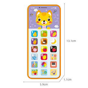 Ricarica elettrica bambino istruzione precoce <span class=keywords><strong>Castellano</strong></span> apprendimento Smart Mini telefono cellulare per bambini giocattolo per cellulare - Product Image 3