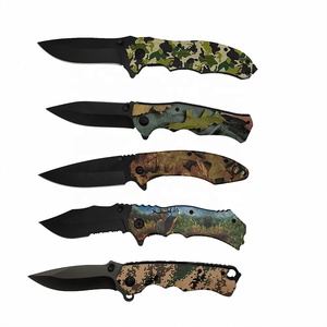 Couteau de survie tactique Durable pour <span class=keywords><strong>Jungle</strong></span> extérieure, Camouflage noirci, fournitures d'usine - Product Image 2