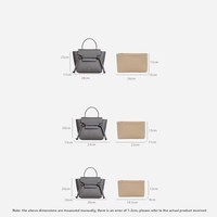 Sac de rangement grande capacité avec ceinture, insert en feutre rectangulaire Nano/Micro/Mini pour organiser les sacs
