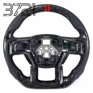 3721 Carbon Fiber Steering Wheel For Ford Raptor F150 F250 F350 Racing Style Car Steering Wheel <b>interior</b> <b>accessories</b> - Product Image 1