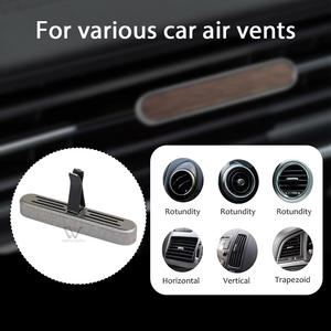 Désodorisant pour voiture aromathérapie avec logo personnalisé Diffuseur de voiture en métal en acier inoxydable Clip pour évent Médaillon Porte-parfum rafraîchissant - Product Image 4