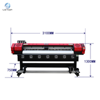 1,9 M Single XP600/I3200/DX5 cabezal de impresión Senyang Bord Roll to Roll Plotter PP vinilo coche pegatina película máquina Eco solvente impresora
