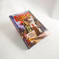 Libro de tapa dura personalizado niños inglés cristiano libros Biblia historia estudio diario libros servicio de impresión