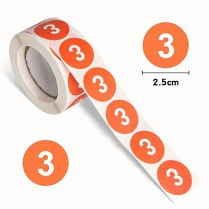 Etiquetas Redondas de 1 Pulgada con Números del 1 al 31, Coloridas, Codificadas, Autoadhesivas en Rollo para Etiquetas Adhesivas - Product Image 2