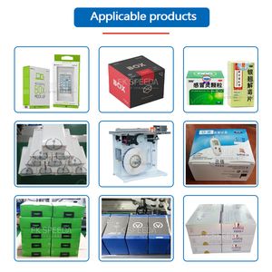 Bán tự động niêm phong máy dán nhãn bán tự động góc bên phải carton hộp giấy nhãn Applicator - Product Image 2