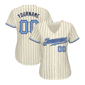 เสื้อเบสบอลสำหรับผู้หญิงเสื้อเบสบอลออกแบบได้ตามต้องการปักโลโก้ได้ตามต้องการ - Product Image 2