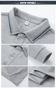 <span class=keywords><strong>Polo</strong></span> in Maglia per Uomo e Donna con Logo Personalizzato, Stampa o Ricamo, Manica Lunga, per Lavoro e Golf, Vendita all'Ingrosso - Product Image 2