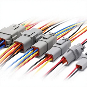DT04-12P 3 Pinli DT Serisi Otomotiv Kablo Demeti Soketi Özel Yapım Su Geçirmez Kablo Demeti - Product Image 1