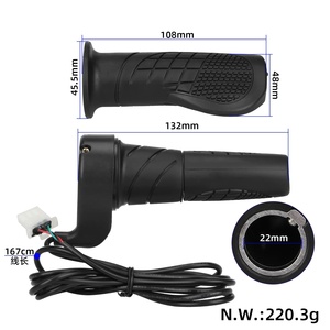 Acelerador de Pulgar para Bicicleta Eléctrica de 12V a 72V, Empuñadura de Acelerador, Acelerador para Bicicleta Eléctrica de 12V 24V 48V 72V - Product Image 2