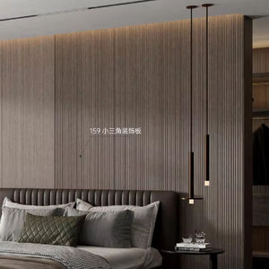 Melinco Interior WPC Fluted <strong>Wall</strong> Ceiling <strong>Panels</strong> Waterproof <strong>3D</strong> Laminated Board Wooden Grain Indoor <strong>Decor</strong> Pvc <strong>Wall</strong> Cladding - Product Image 2