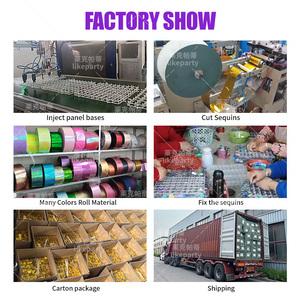 बैंगनी विषय पार्टियों की घटनाओं और आश्चर्यजनक सजावट के लिए 30*30 सेमी बैंगनी शिमर दीवार चमकदार अनुक्रमण पृष्ठभूमि - Product Image 6