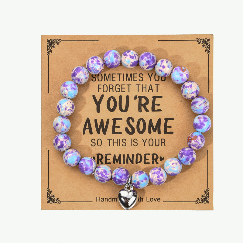 carta con fascia viola