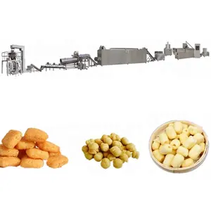 10 Mold Use Puff Corn Cheese Curls Snacks Food Extruder Making Machine Puffed Corn Wheat Snacks Food Extruder