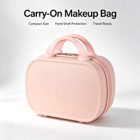 Mini Valise Cosmétique, Boîte de Rangement de Voyage Portable à Coque Rigide, Organisateur Polyvalent pour Quotidien et Vacances OEM/ODM