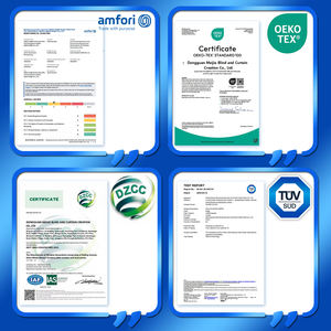 Modern ahşap görünümlü jaluzi 2 inç Slat karartma ve Anti-UV fransız pencere ile yatay ev iç için beyaz - Product Image 6