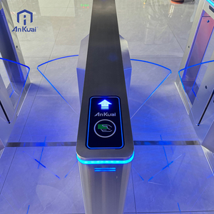 Trường Flap turnstile cổng tự động kiểm soát lối vào Flap Barrier <span class=keywords><strong>Gate</strong></span> cho thư viện Đại học với thẻ RFID/nhận dạng khuôn mặt - Product Image 6
