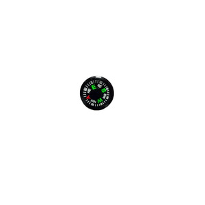 Miniature Compass 12mm Black ABS Pointer Dial Hiking Outdoor Navigation Tool - Product Image 2