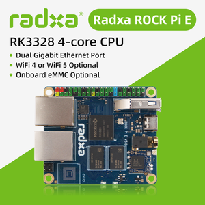 ROCK Pi E RK3328 4 cœurs SBC double Ethernet Gigabit WiFi4/WiFi5 en option eMMC Ordinateur monocarte Radxa - Product Image 6