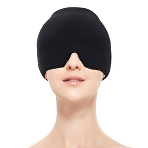 Hoge kwaliteit compressiekap met gel-oogmasker, warm & koud, voor verlichting van hoofdpijn en migrainekoppijn - Product Image 6
