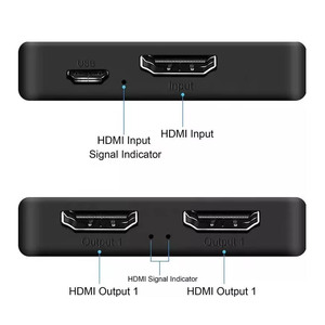 Adaptador Divisor HD-MI 1x2, Conversor HDTV 1 Entrada 2 Salidas, Hub de Audio y Video 4K HD para Xbox, PS4/5, <span class=keywords><strong>DVD</strong></span>, TV, Monitor, Pantalla, Computadora Portátil - Product Image 3