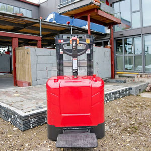 Camionetas de descarga de autocarga portátiles de 2 toneladas, apilador eléctrico semi/completo de 1T 1,5 T, elevador de carretilla elevadora multifuncional ajustable - Product Image 3