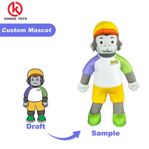 Costume Gonfiabile Interattivo da Palcoscenico a Forma di Gorilla Giallo per Promozioni Pubblicitarie - Product Image 1