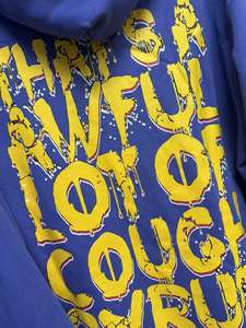 Sweat-shirts à capuche de qualité supérieure en coton épais 100% avec la phrase « THAT'S A AWFUL LOT OF COUGH SYRUP », personnalisables pour hommes - Product Image 6