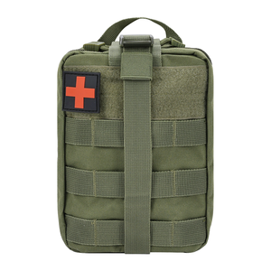 Pochette médicale en nylon pour survie en plein air, trousse de premiers secours 26*22*8cm, camping, randonnée, Molle IFAK EMT pour traumatismes - Product Image 2