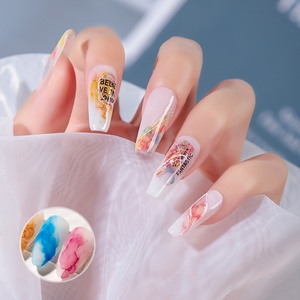 JTING Kit de Uñas de Gel UV con Tinta de Mármol de 12 Colores, Efecto Acuarela, Muestra Gratis, Set de Esmaltes de Uñas de Diseño - Product Image 5