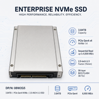 Disque SSD interne NVME U.2 960 Go/1,92 To/3,84 To/7,68 To pour serveur, neuf et à prix avantageux, SSD 960 Go