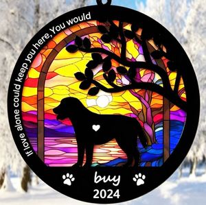 Acrylic Moon Pet Memorial Ornament <b>Dog</b> <b>Remembrance</b> Sympathy Keepsake <b>Gift</b> - Product Image 4