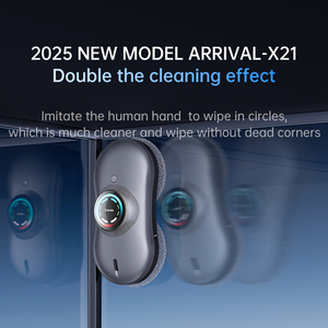 Limpiador de ventanas ultradelgado con enchufe estadounidense con cable de extensión para ventanas difíciles de alcanzar - Product Image 2