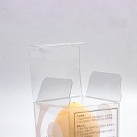 Vente directe en entrepôt boîte à œufs de beauté avec logo personnalisé petite boîte d'emballage en plastique pour éponge cosmétique